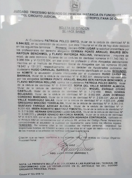 denuncia