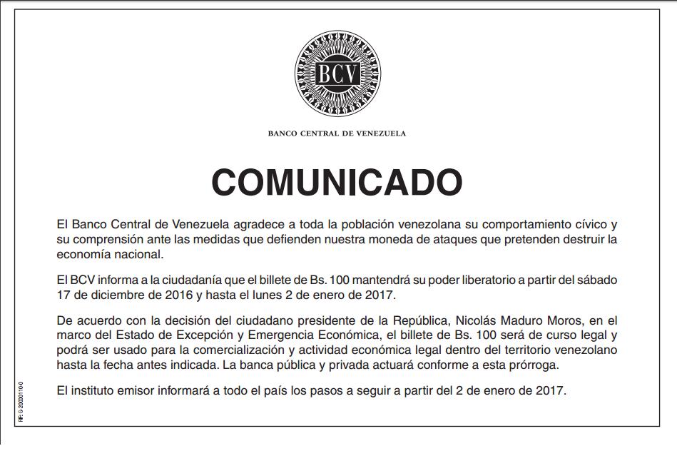 comunicadosudeban