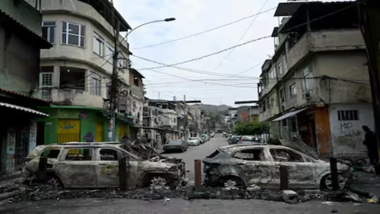 Escena de guerra Brasil